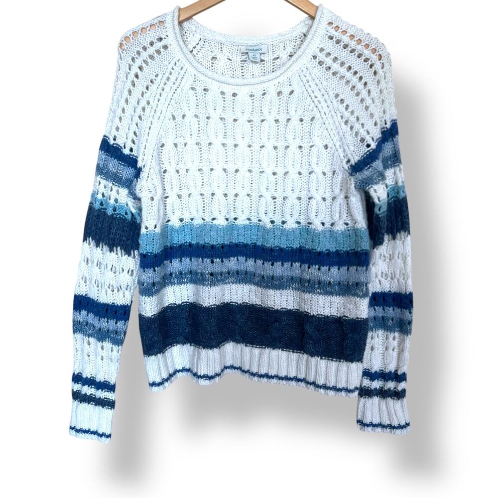 Sundance Waters Edge Wool Blend Sweater Sz XS